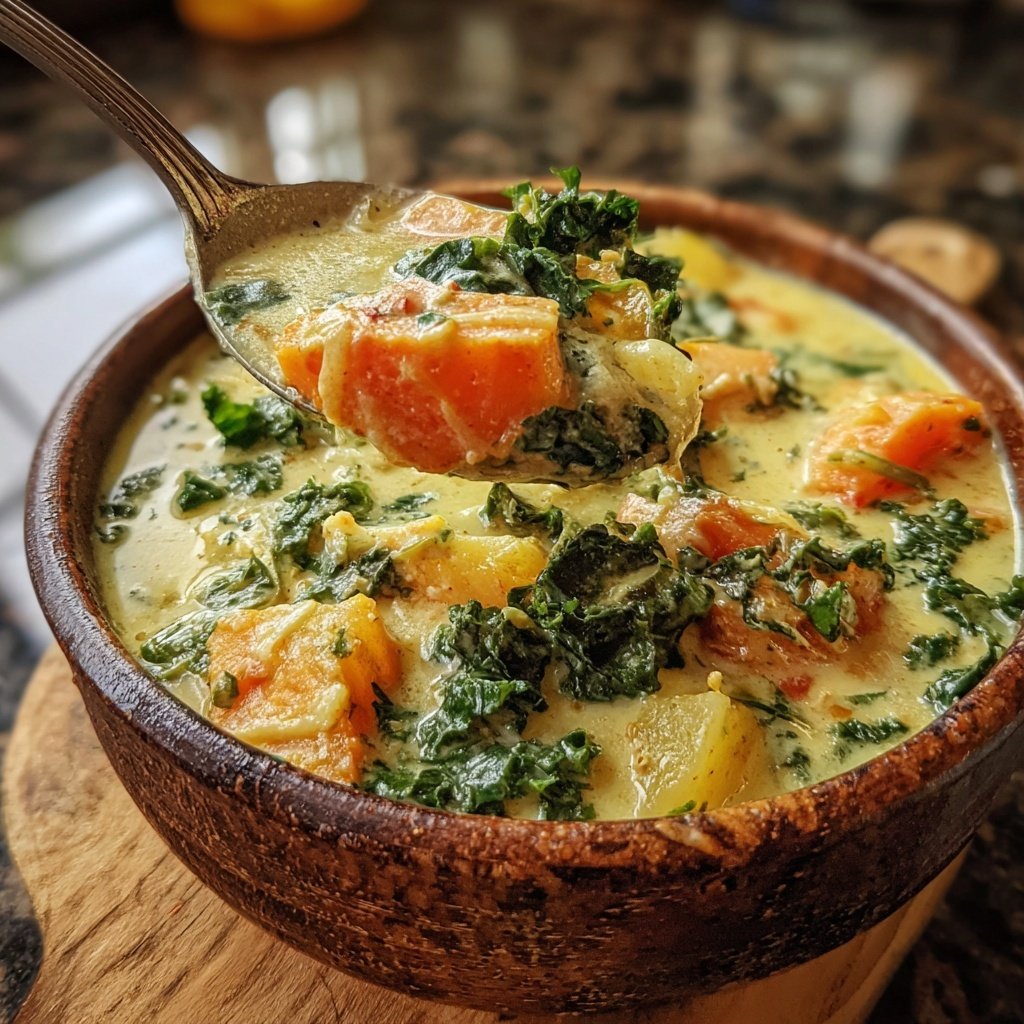 Healthy Crockpot Coconut Vegetable Stew