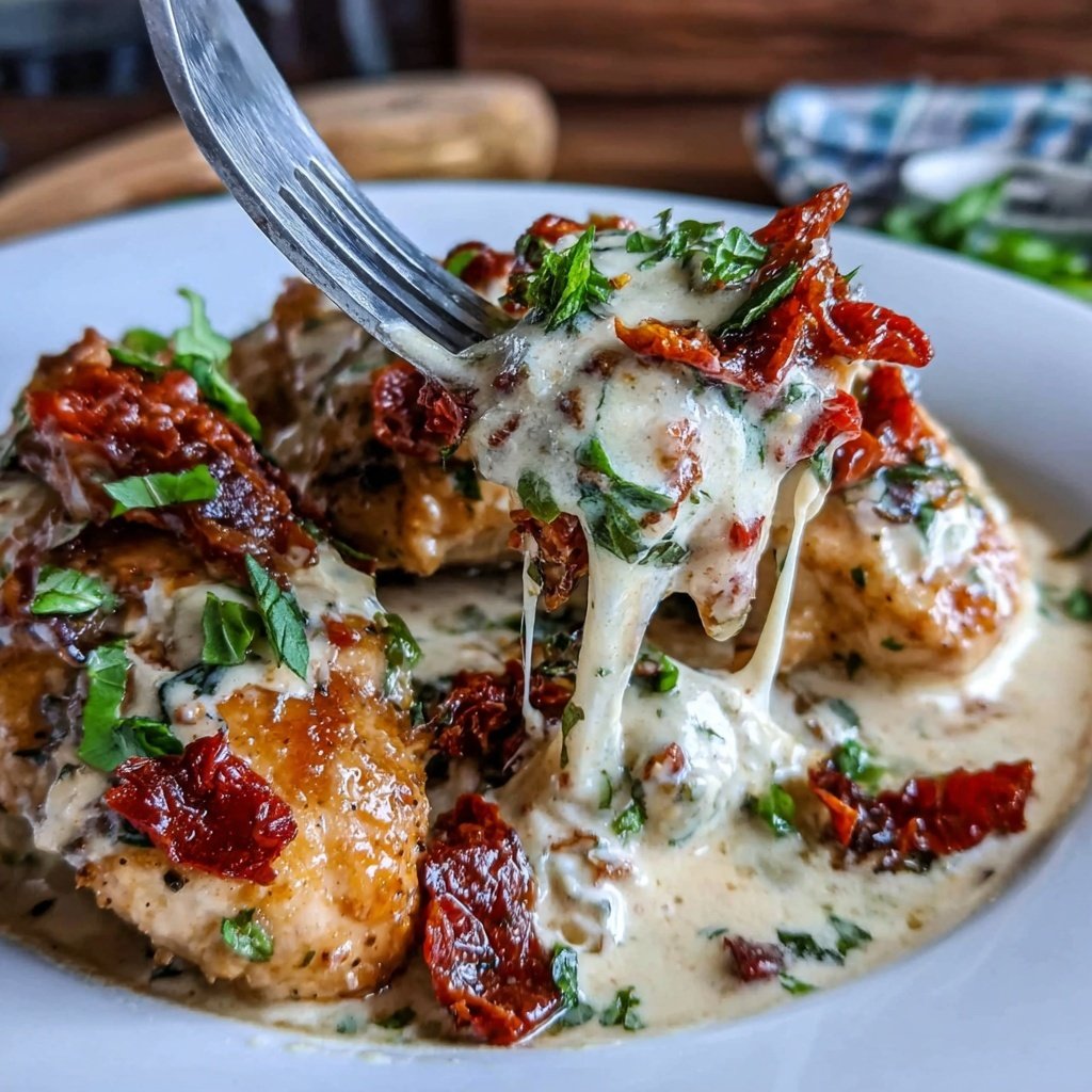 Food Recipes Creamy Tuscan Chicken