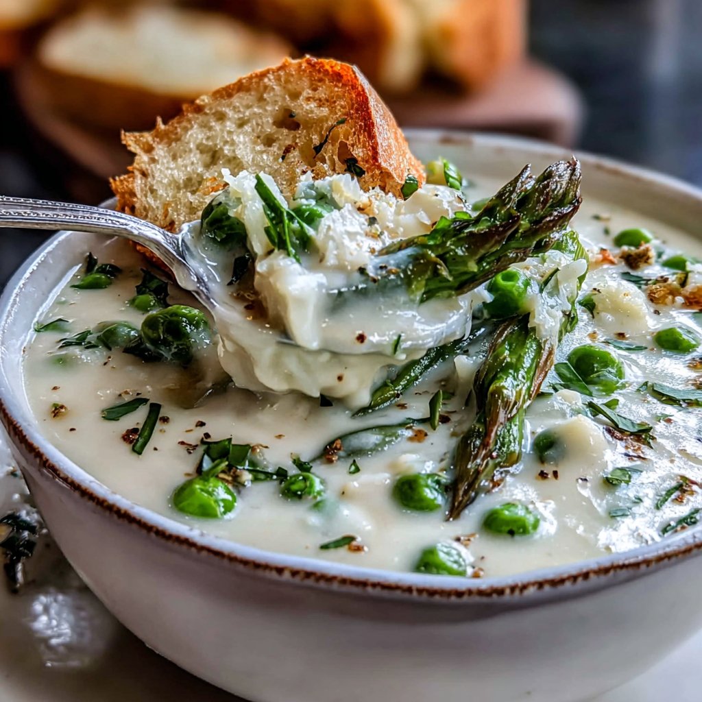 Light Lemon Spring Soup