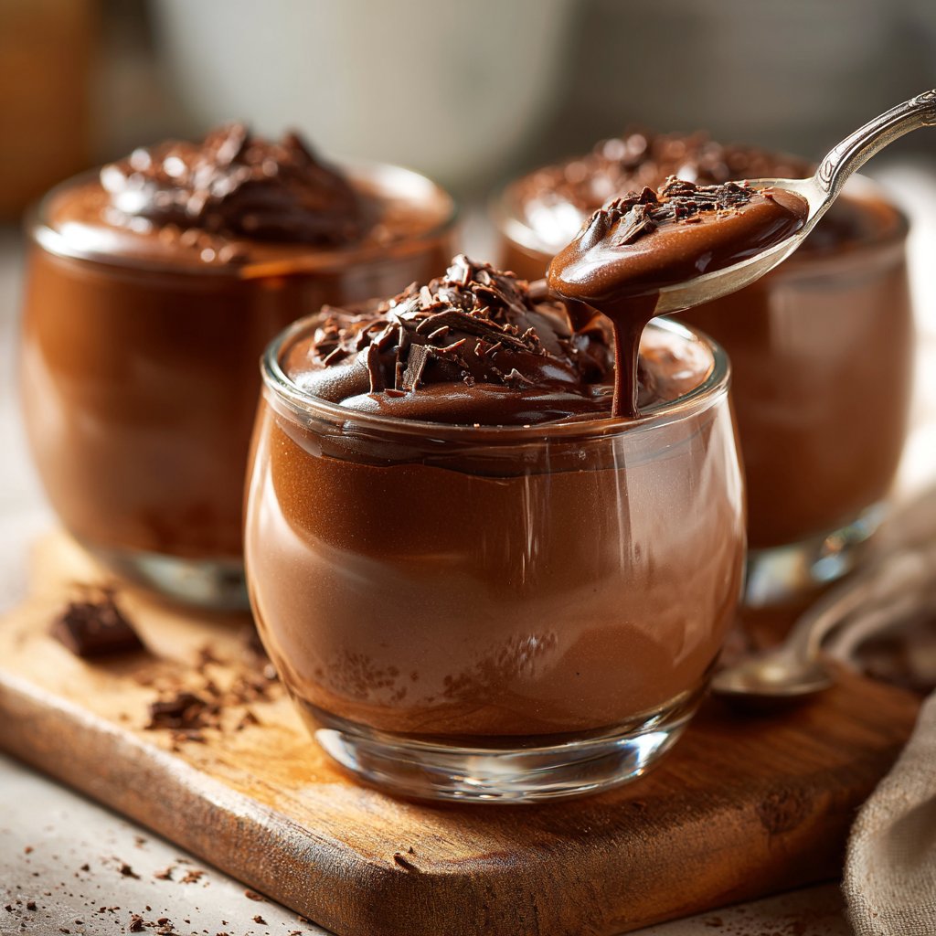 Creamy Chocolate Pudding Cups