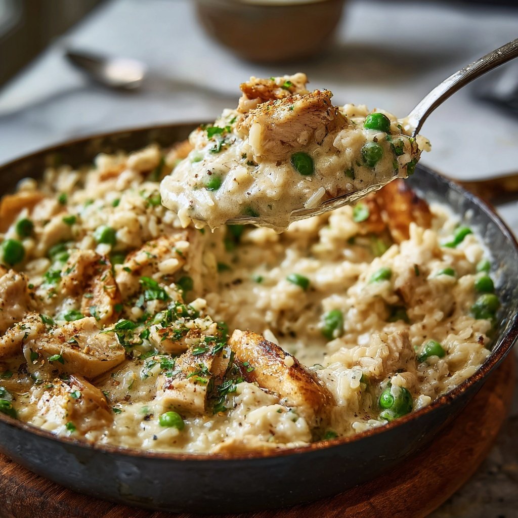 Creamy One Pot Chicken And Rice