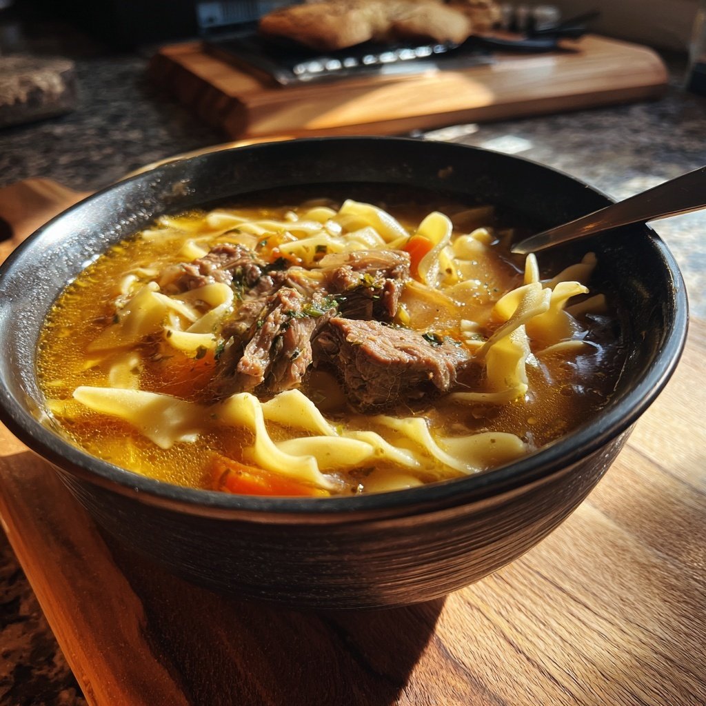 Comfort Food Beef And Noodles