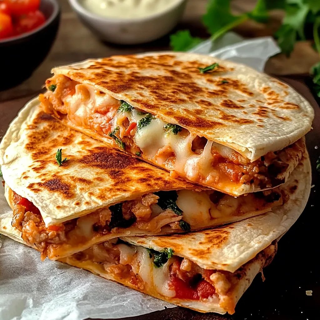Chicken Parm Quesadilla