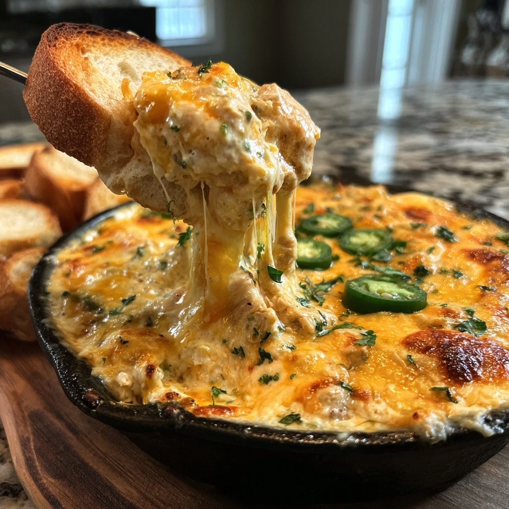 Dump-and-Go Crockpot Chicken Queso Dip