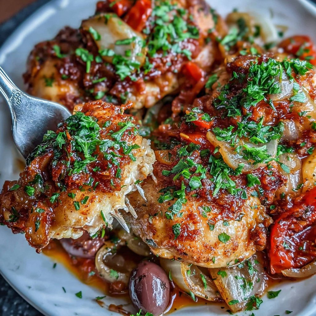 Mediterranean Baked Chicken With Vegetables