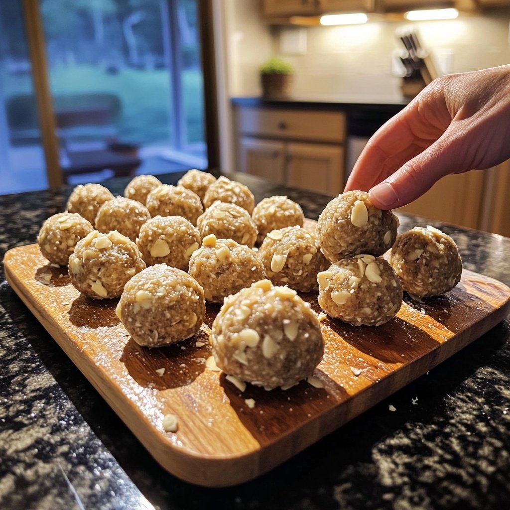 Protein Balls with Almond Milk