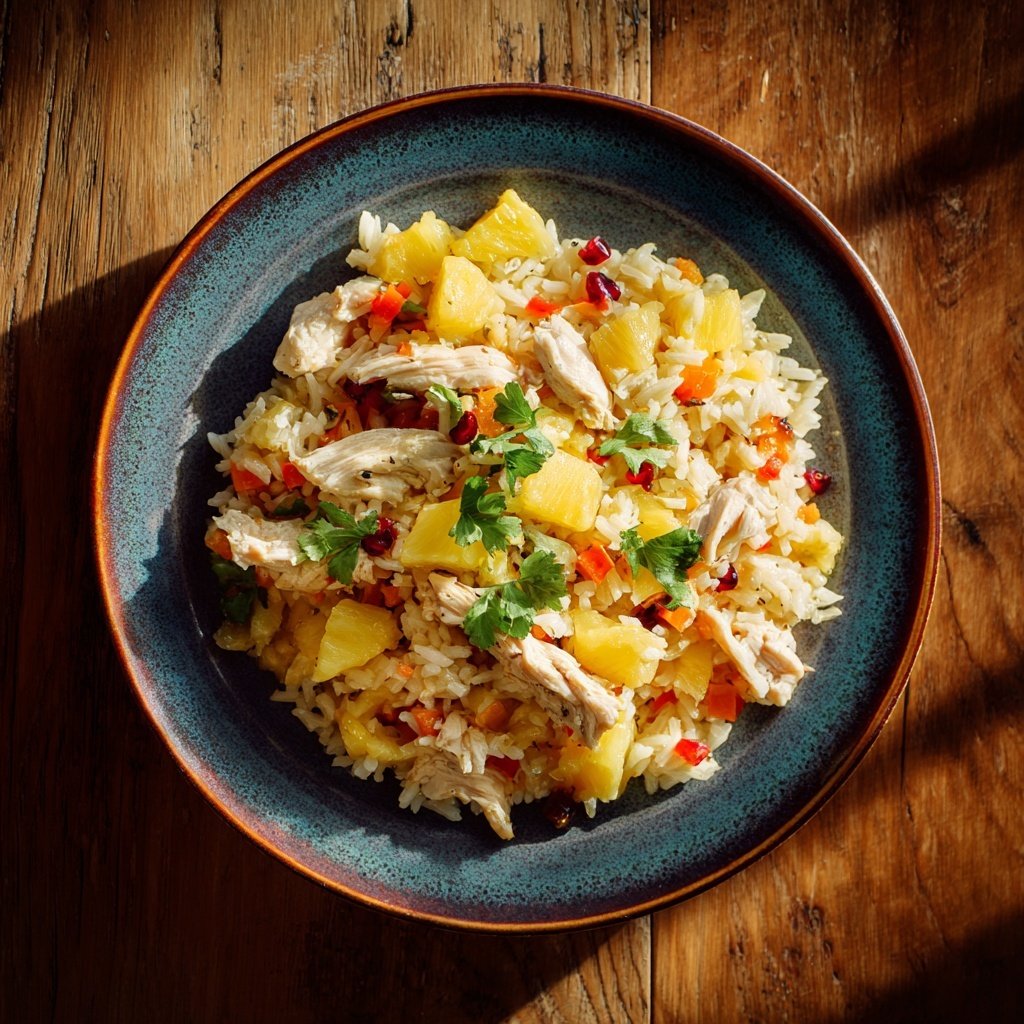 Pineapple Ginger Chicken Rice