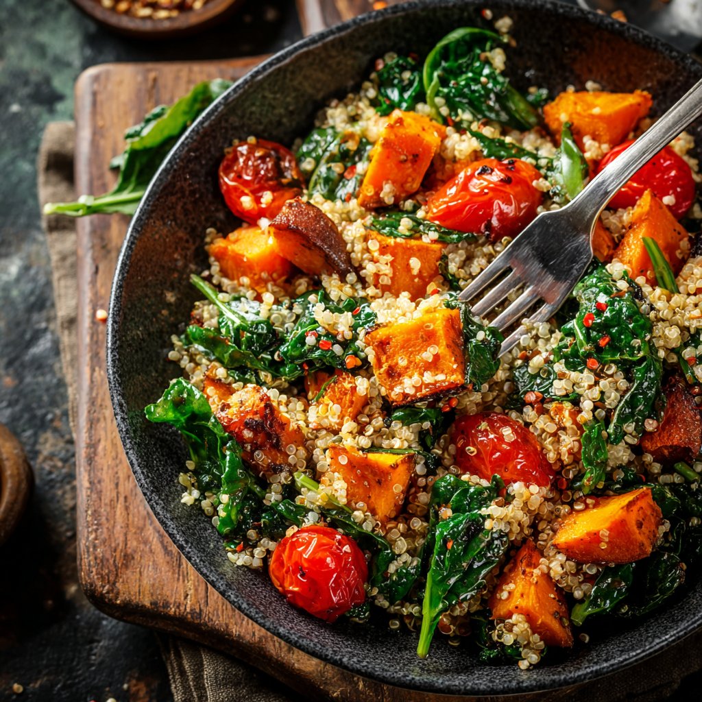 Healthy Lunch Quinoa Veggie Bowls