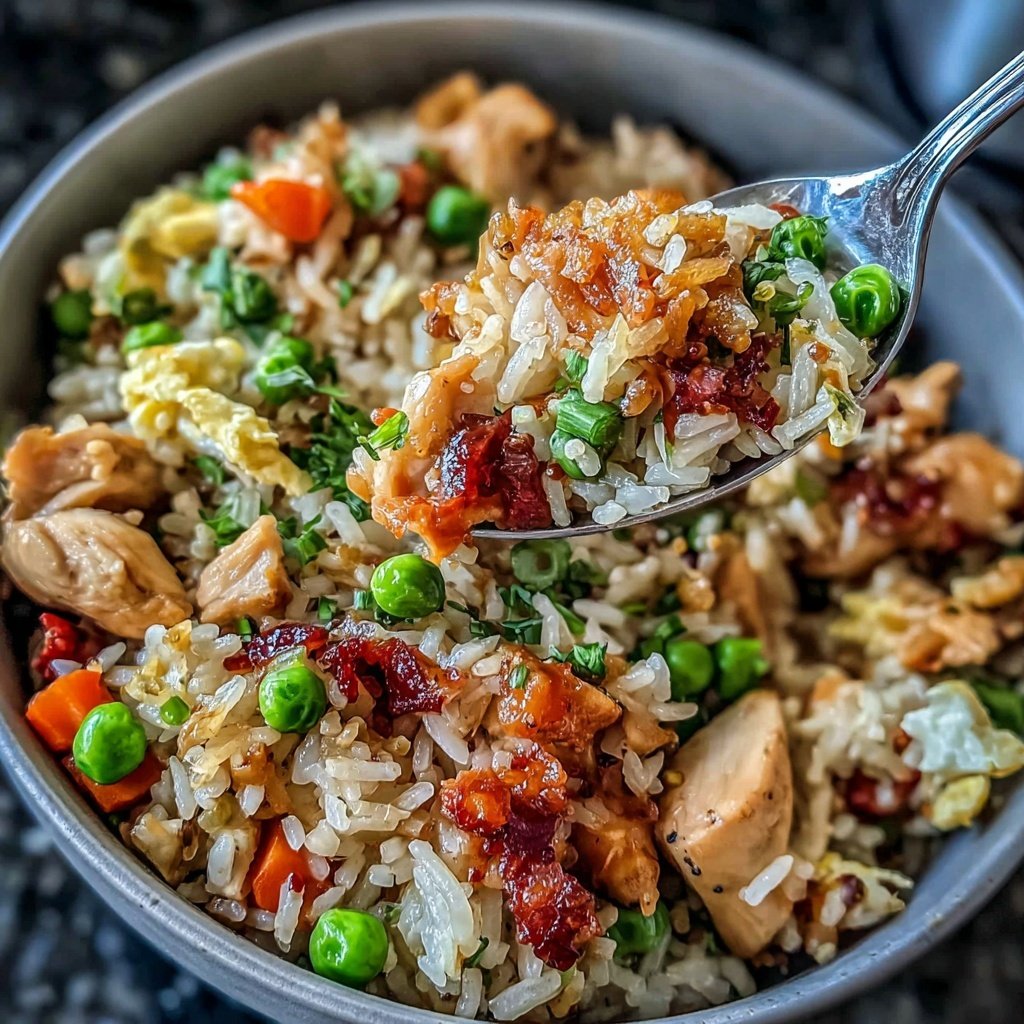 Easy Healthy Chicken Fried Rice