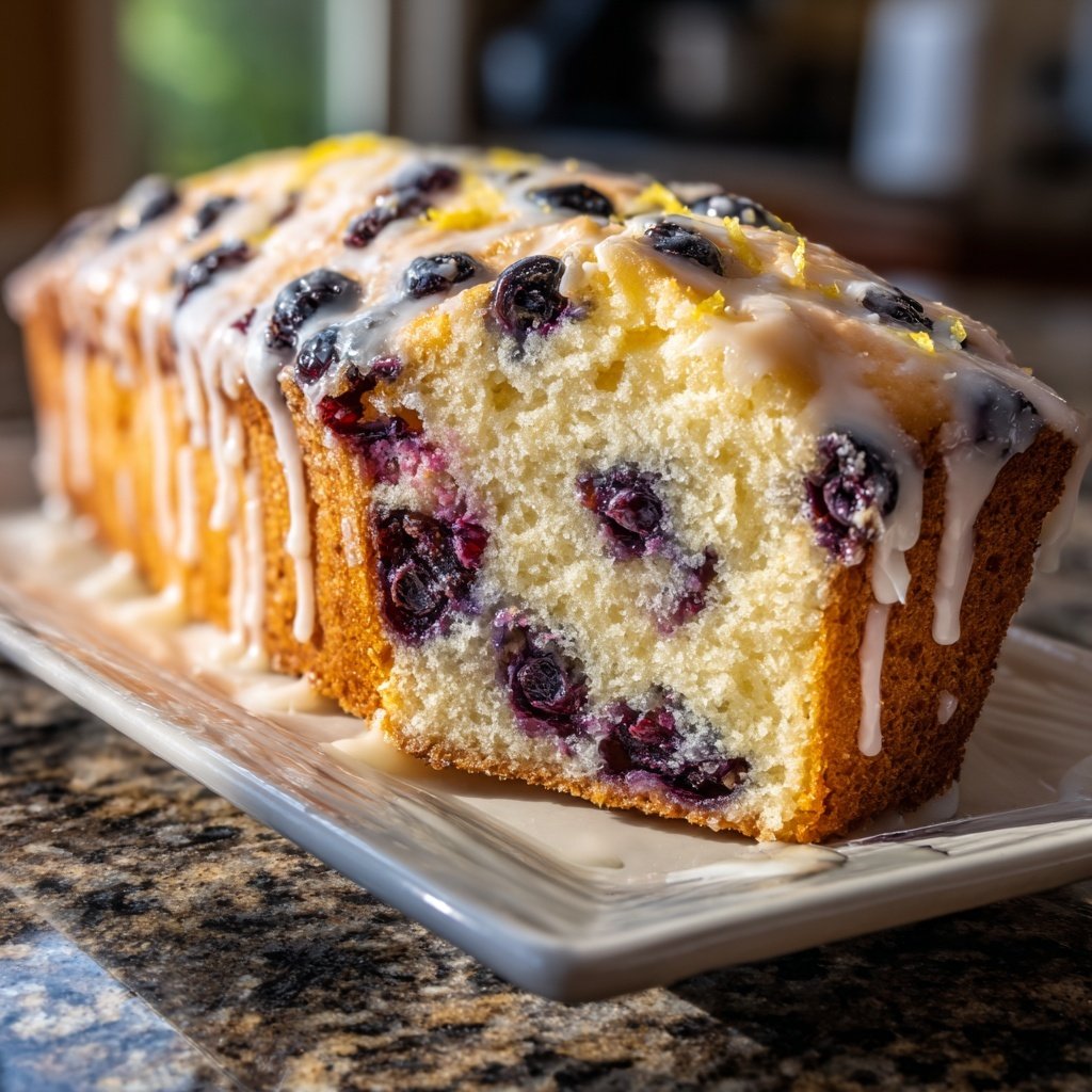 Blueberry Lemon Pound Cake