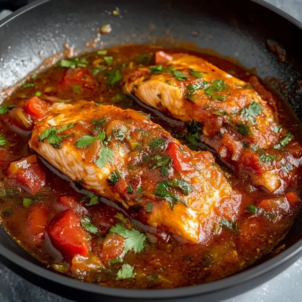 Classic Spicy Moroccan Fish in Rich Sauce!