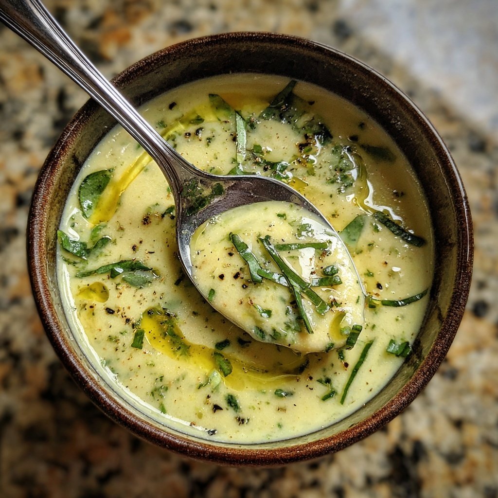 Spring Zucchini And Herb Soup