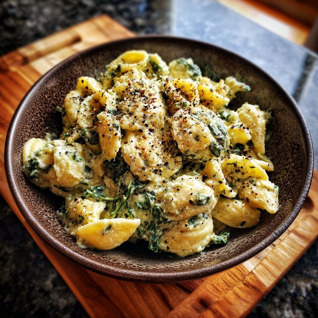 Creamy Spinach Ricotta Pasta