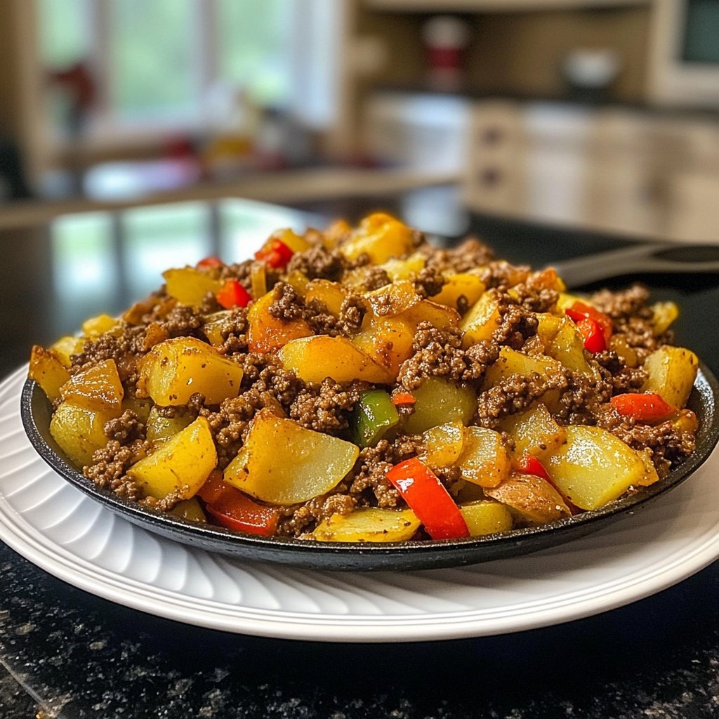 Ground Beef Skillet with Potatoes