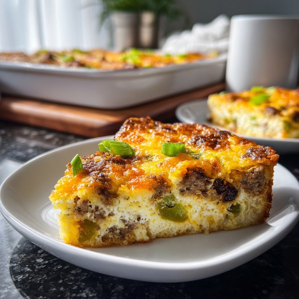 Spring Brunch Sausage And Egg Bake