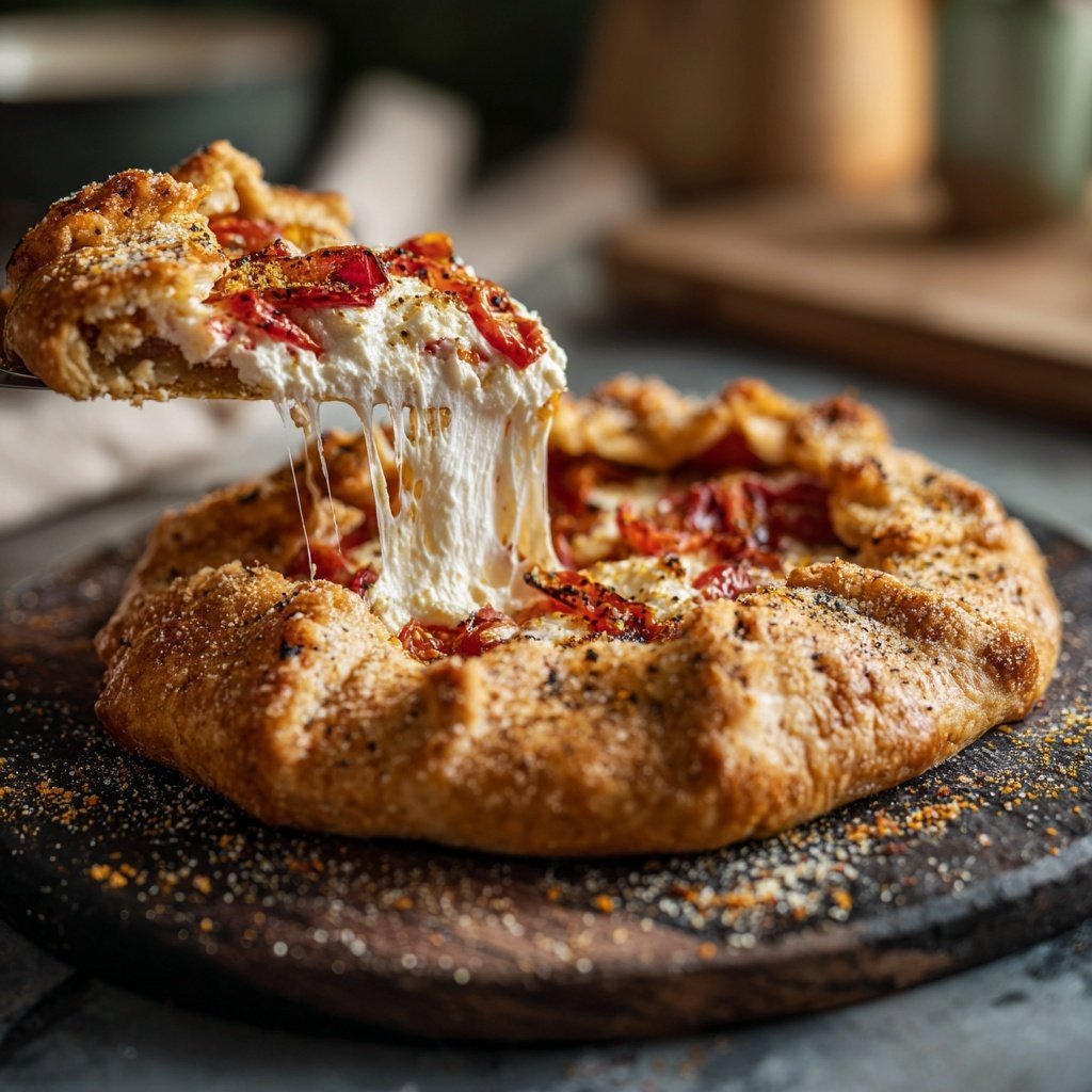 Tomato Galette with Whipped Ricotta