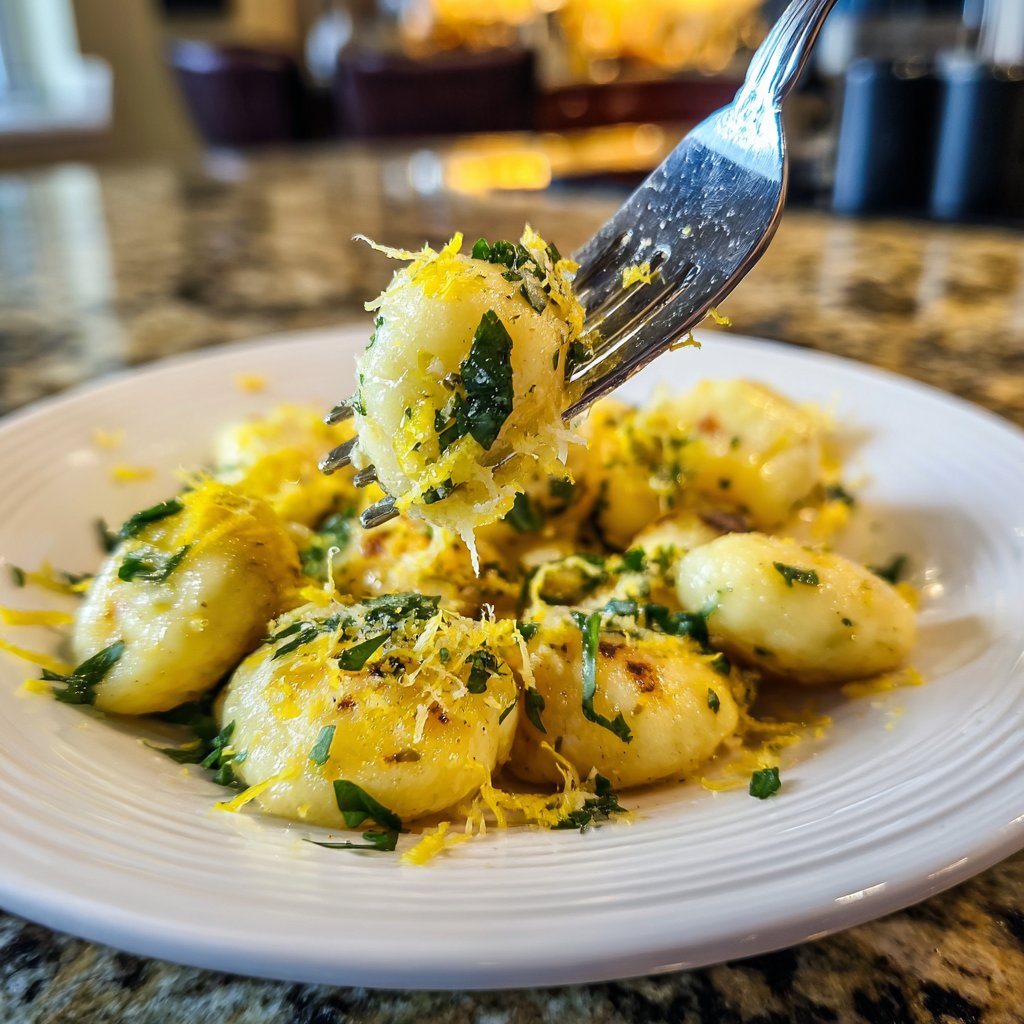 Ricotta and Lemon Gnocchi for Two