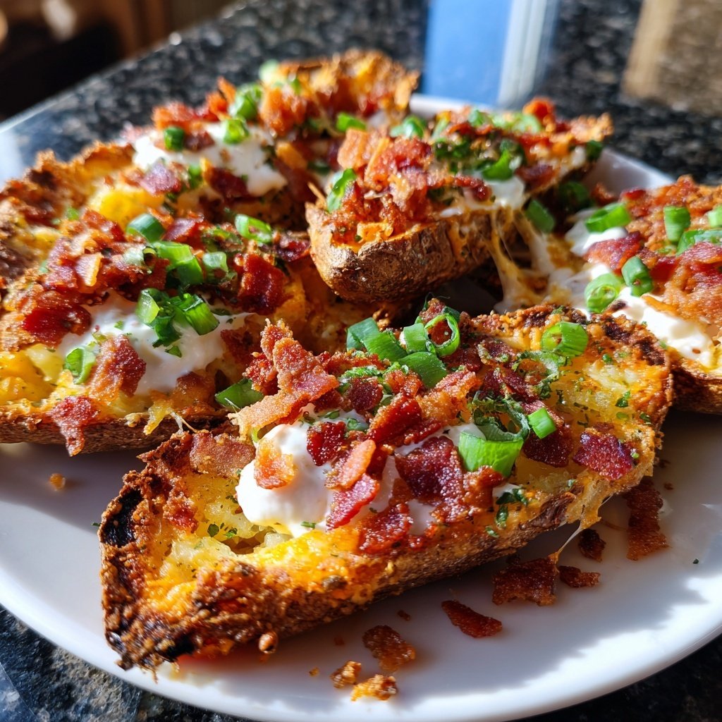 Super Bowl Loaded Potato Skins